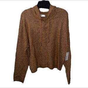 Sonoma Women's Brown Cowl Neck Sweater